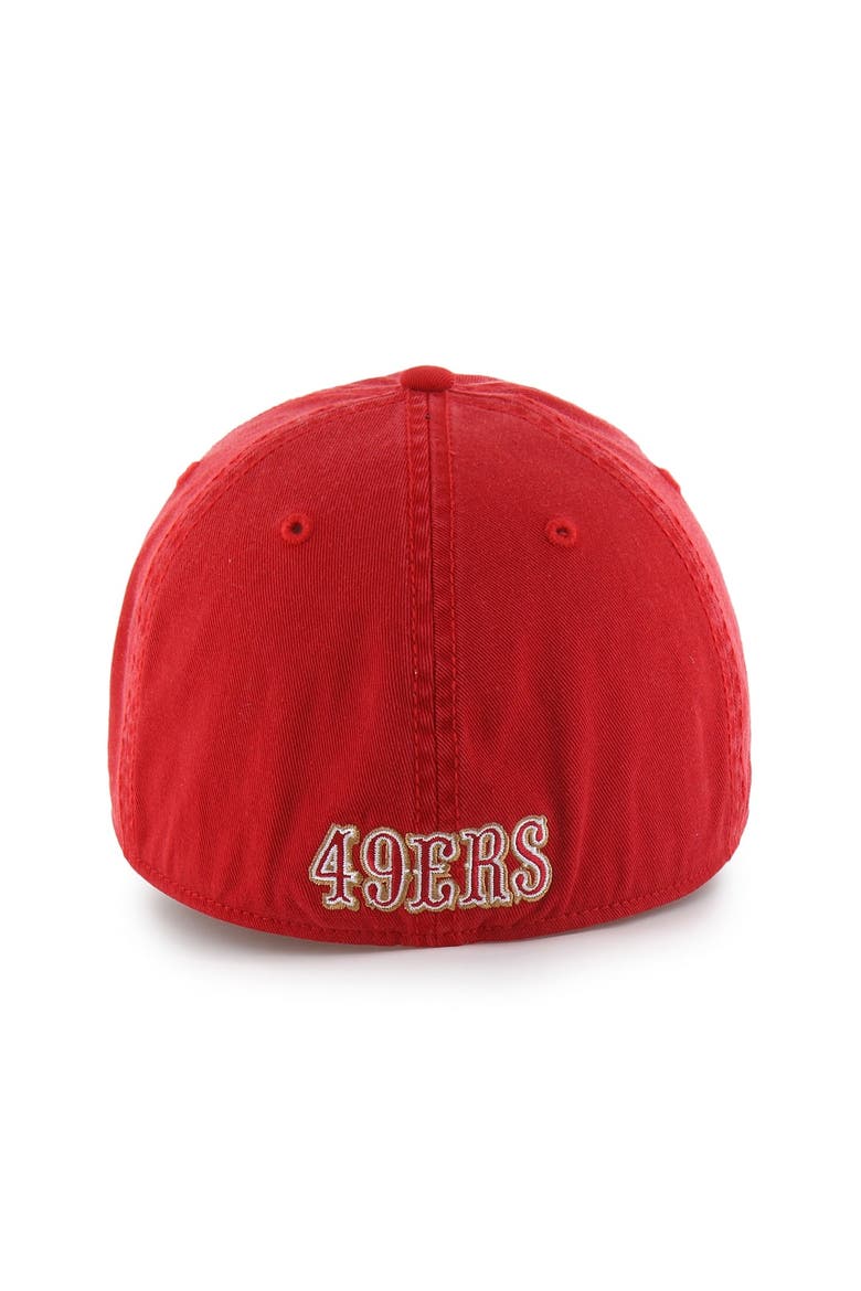 Men's '47 Scarlet San Francisco 49ers Franchise Logo Fitted Hat, Alternate, color, Scarlet