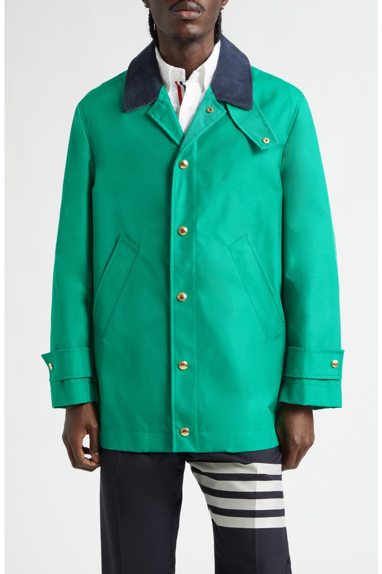 Unconstructed Cordura® Nylon Coat, Main, color, GREEN