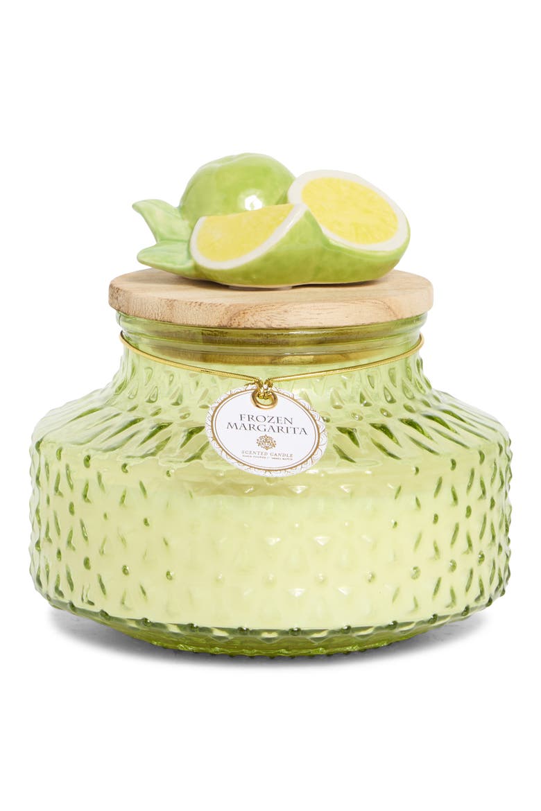 Ceramic Top Garden Jar Candle, Main, color, FROZEN MARGARITA