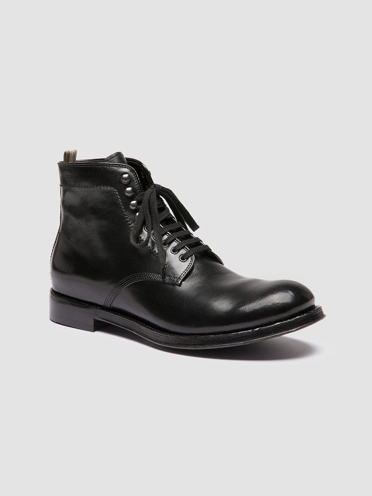 Officine Creative Admiral 004 Black Lace-Up Boot, Main, color, Black