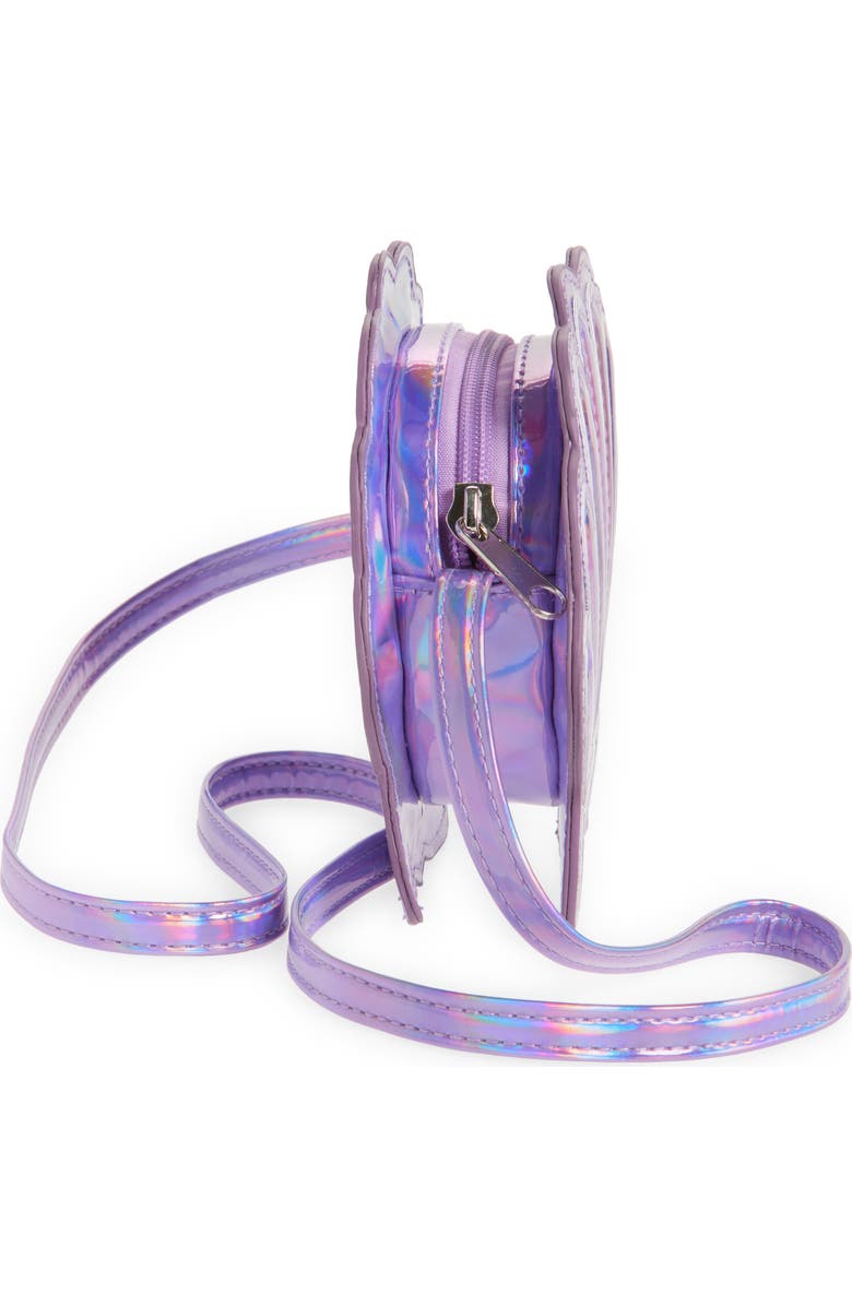 Capelli New York Kids' Seashell Crossbody Bag, Alternate, color, Lilac