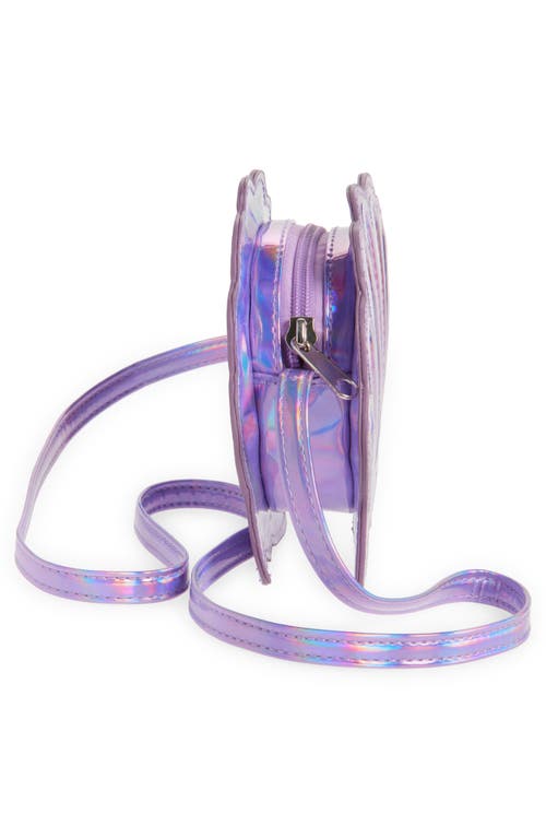 Capelli New York Kids' Seashell Crossbody Bag In Lilac