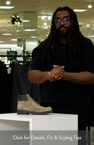 Vince Leonard Lugged Suede Boot (Men) | Nordstromrack