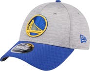 New Era Men's New Era Heather Gray/Royal Golden State Warriors Active Digi-Tech Two-Tone 9FORTY Adjustable Hat