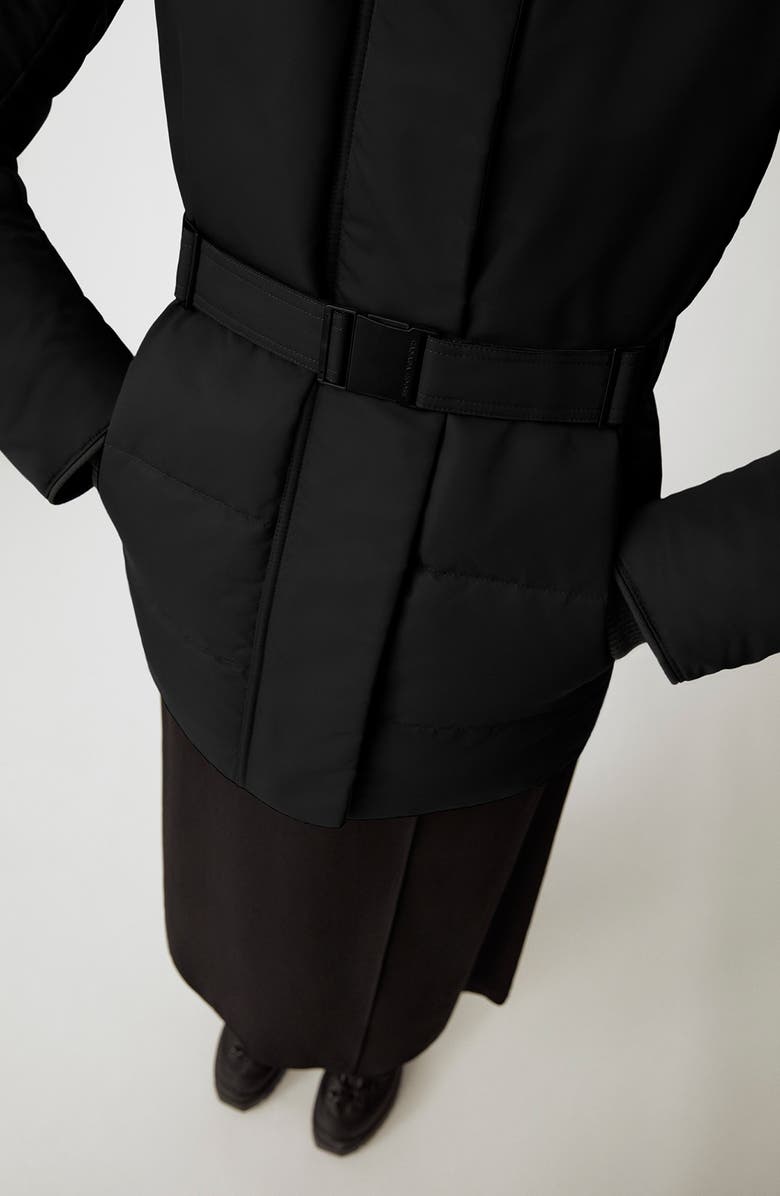 Canada Goose Marlow Water Resistant Recycled Nylon Hooded Down Coat, Alternate, color, 