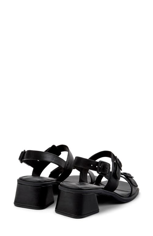 Camper Kora Buckle Sandal In Black