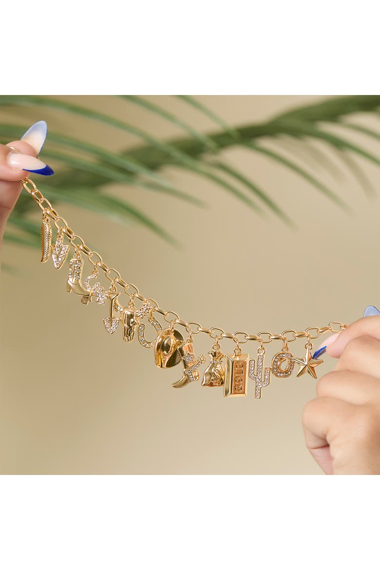 20th Anniversary Charm Bracelet, Alternate, color, Gold