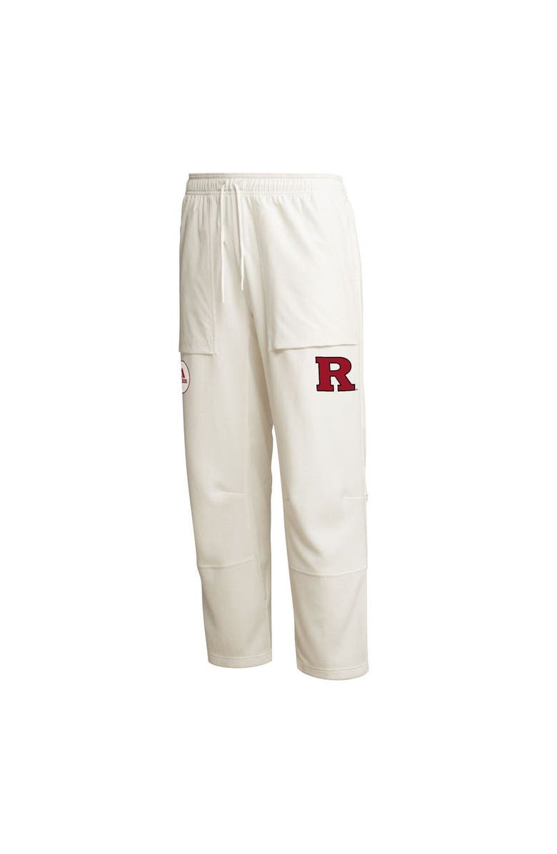 adidas Men's adidas Cream Rutgers Scarlet Knights Zero Dye AEROREADY Pants, Alternate, color, 