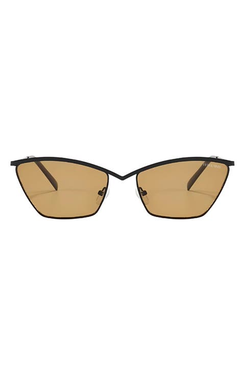 Devon 57mm Polarized Cat-Eye Sunglasses