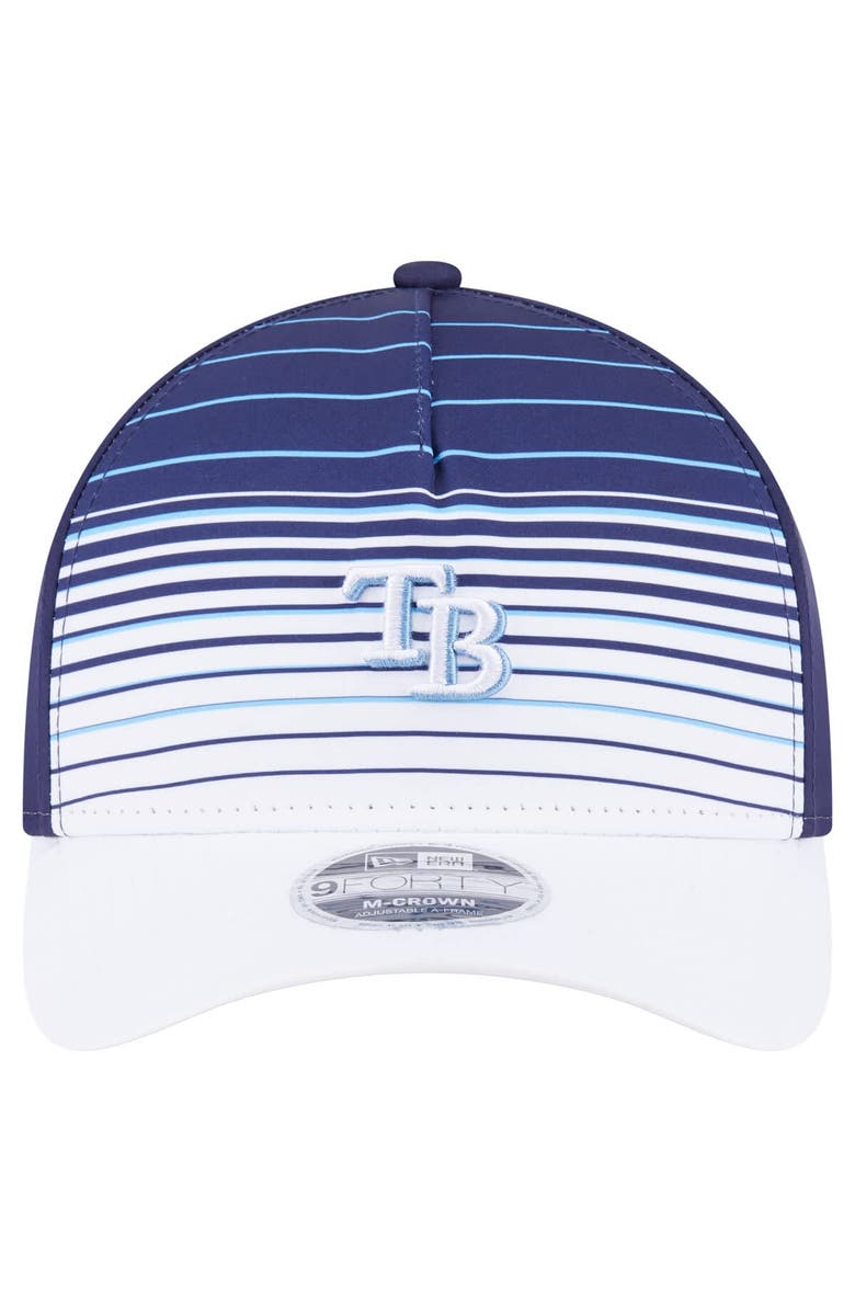 New Era Men's New Era Navy Tampa Bay Rays Gradient 9FORTY M-Crown Adjustable Hat, Alternate, color, Navy