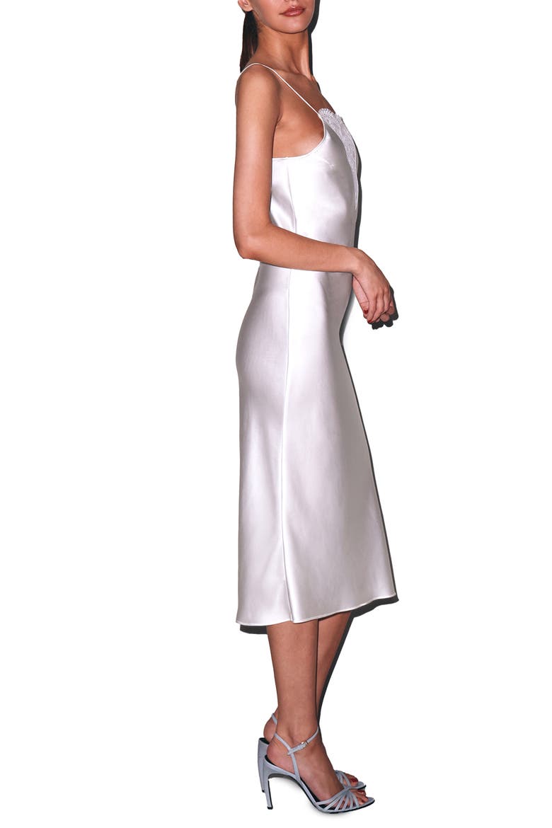 Frankie Lace Slip Dress, Alternate, color, IVORY