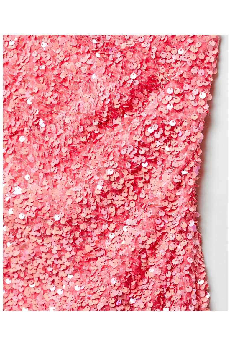 Strapless Sequin Bodysuit, Alternate, color, PINK