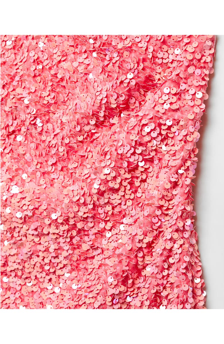 MANGO Strapless Sequin Bodysuit, Alternate, color, 