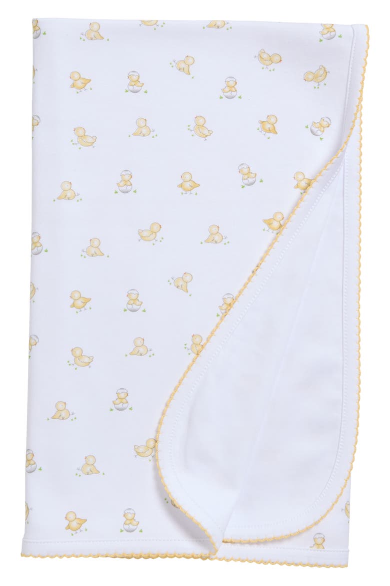 Hatchlings Pima Cotton Blanket, Main, color, DUCKS