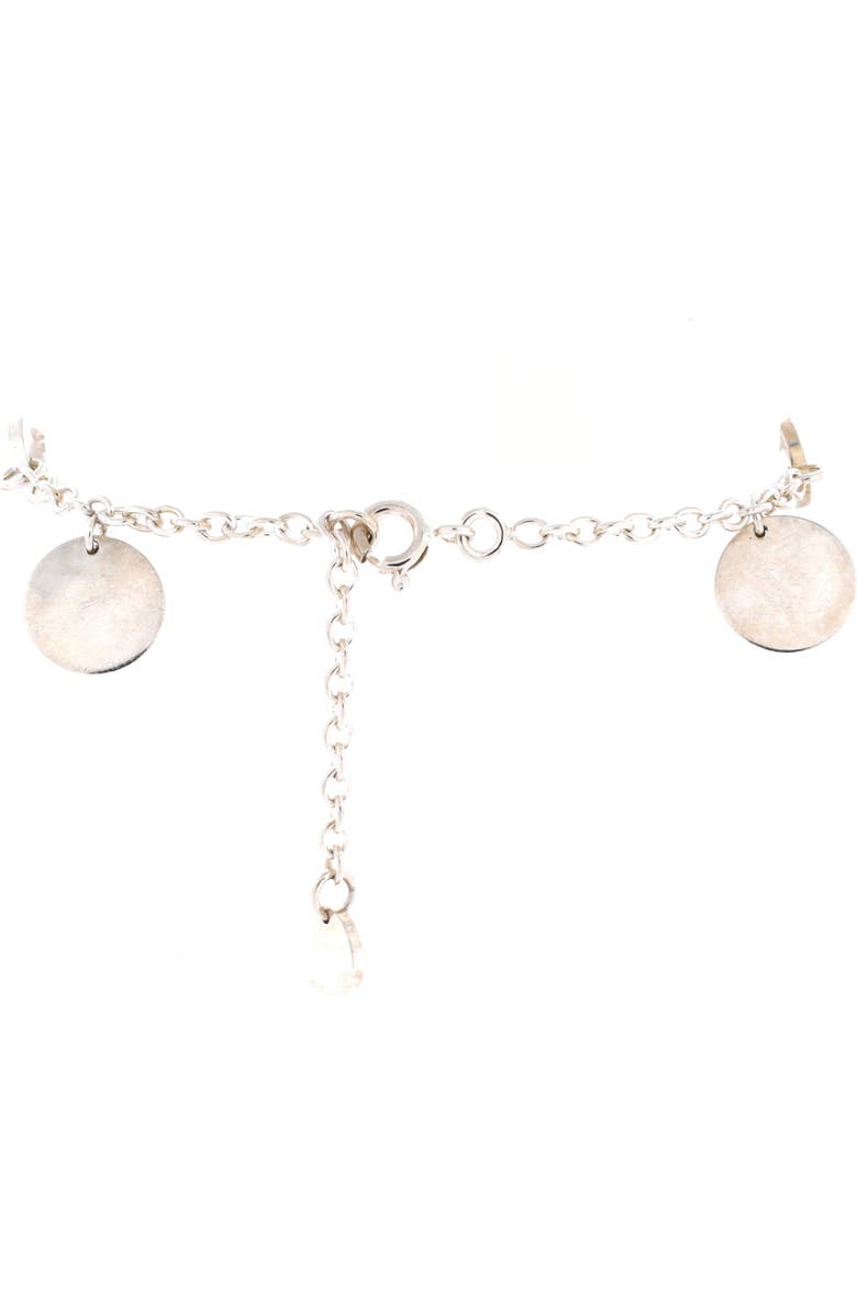 Pre-Owned Hermes Ex-Libris Bracelet Sterling Silver with 18K Rose Gold, Alternate, color, Silver