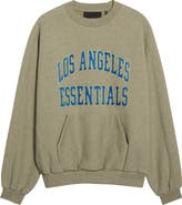 Fear of God Essentials Los Angeles Rams 90s Relaxed Crewneck Sweatshirt