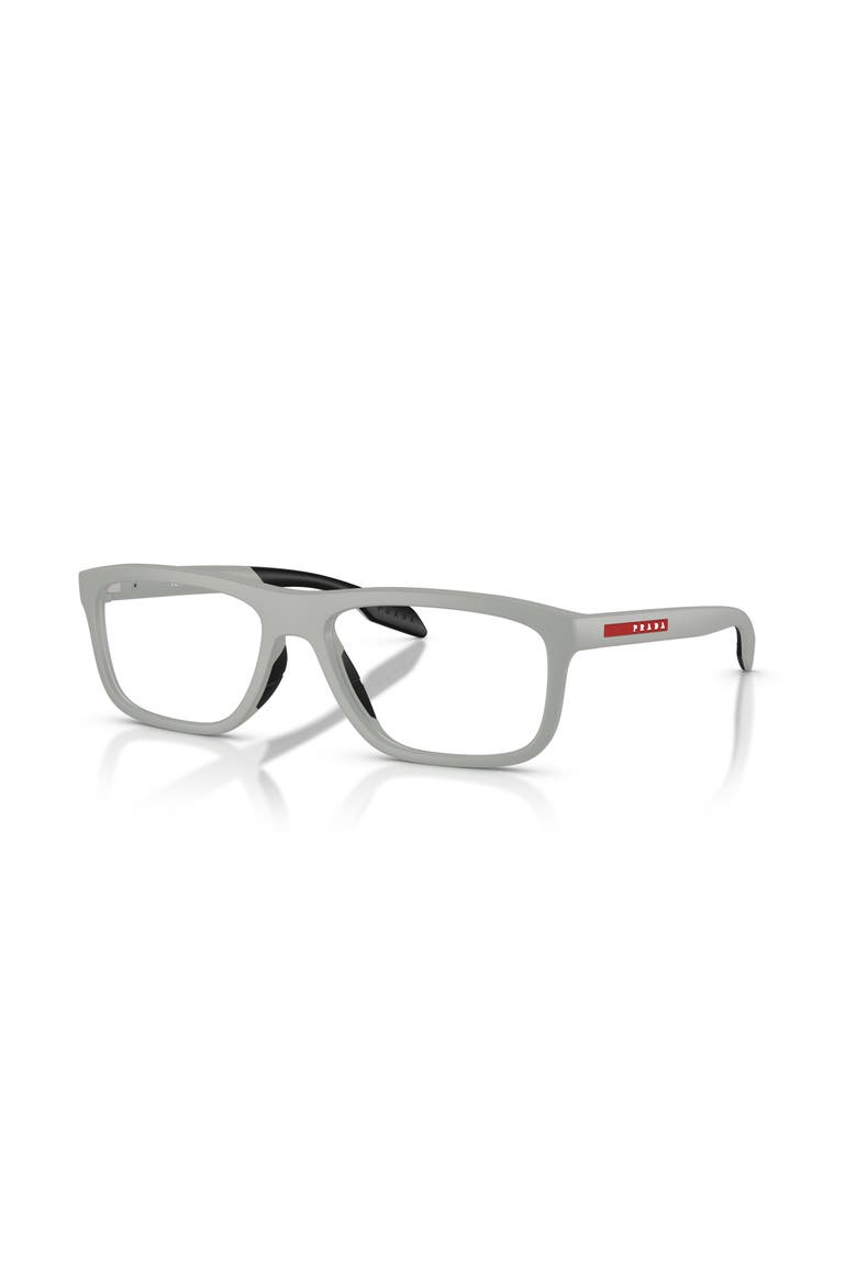 57mm Rectangle optical glasses, Main, color, Grey