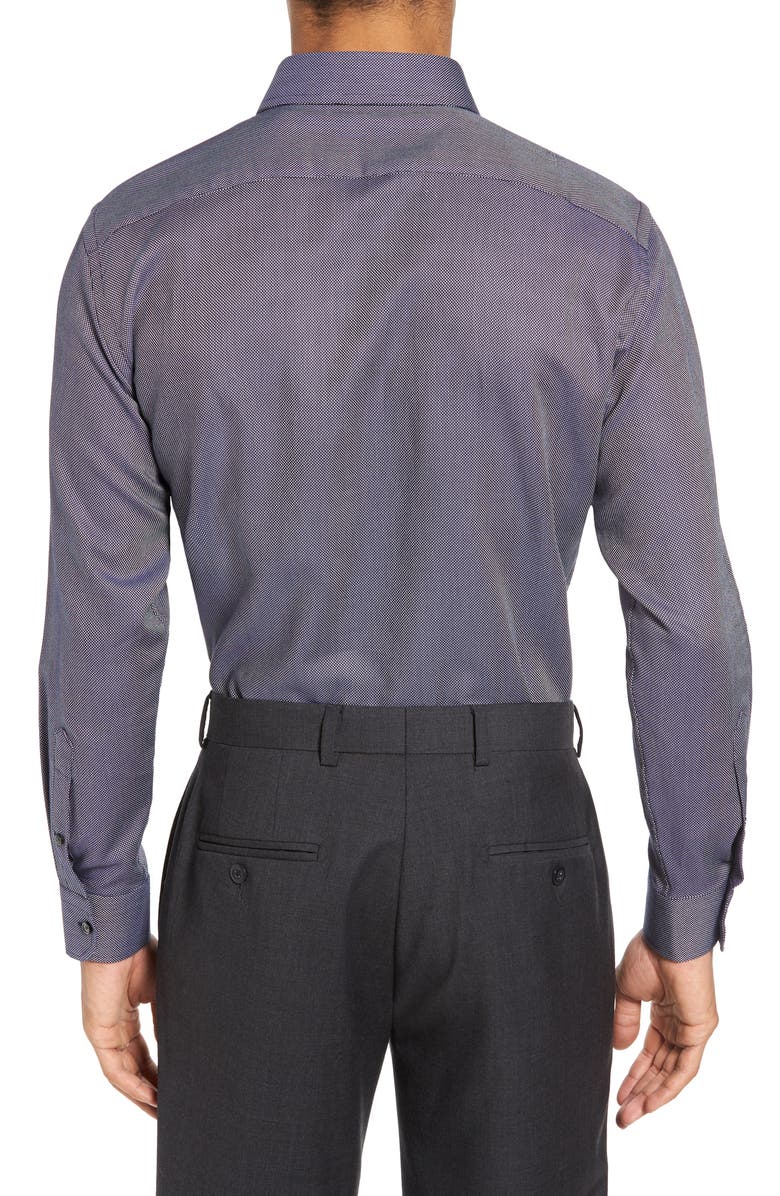 Calibrate Trim Fit Geometric Dress Shirt, Alternate, color,