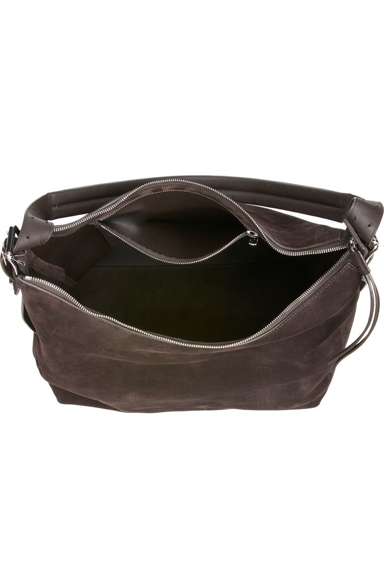 Lemaire Belted Hobo Bag, Alternate, color, Ebony Brown