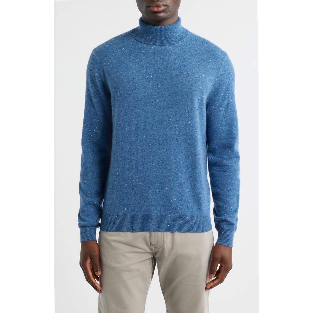 Scott Barber Cashmere Turtleneck In Blue