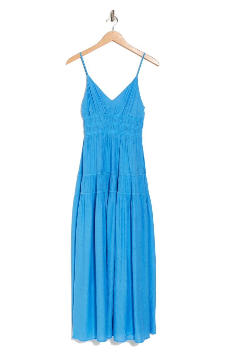 Smocked Sleeveless Maxi Dress