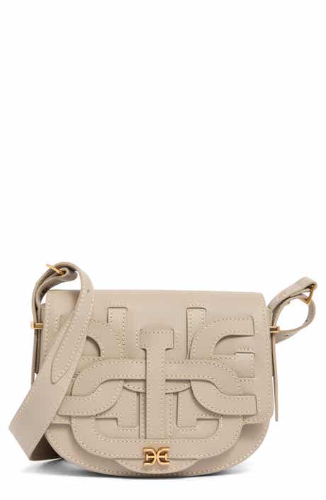 Sam Edelman Small Bay Leather Saddle Crossbody Bag