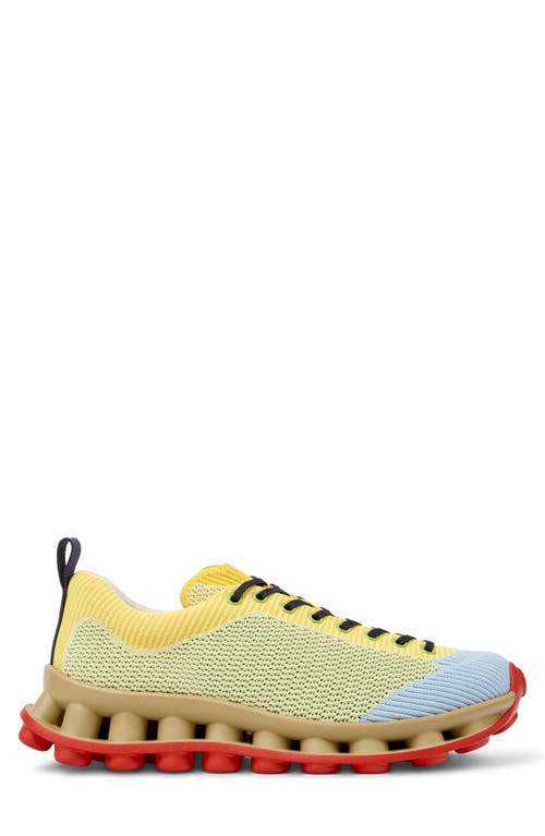 Camper X Sunnei Pelotissima Sneakers In Yellow Multi