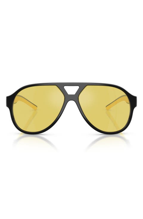 58mm Pilot Sunglasses