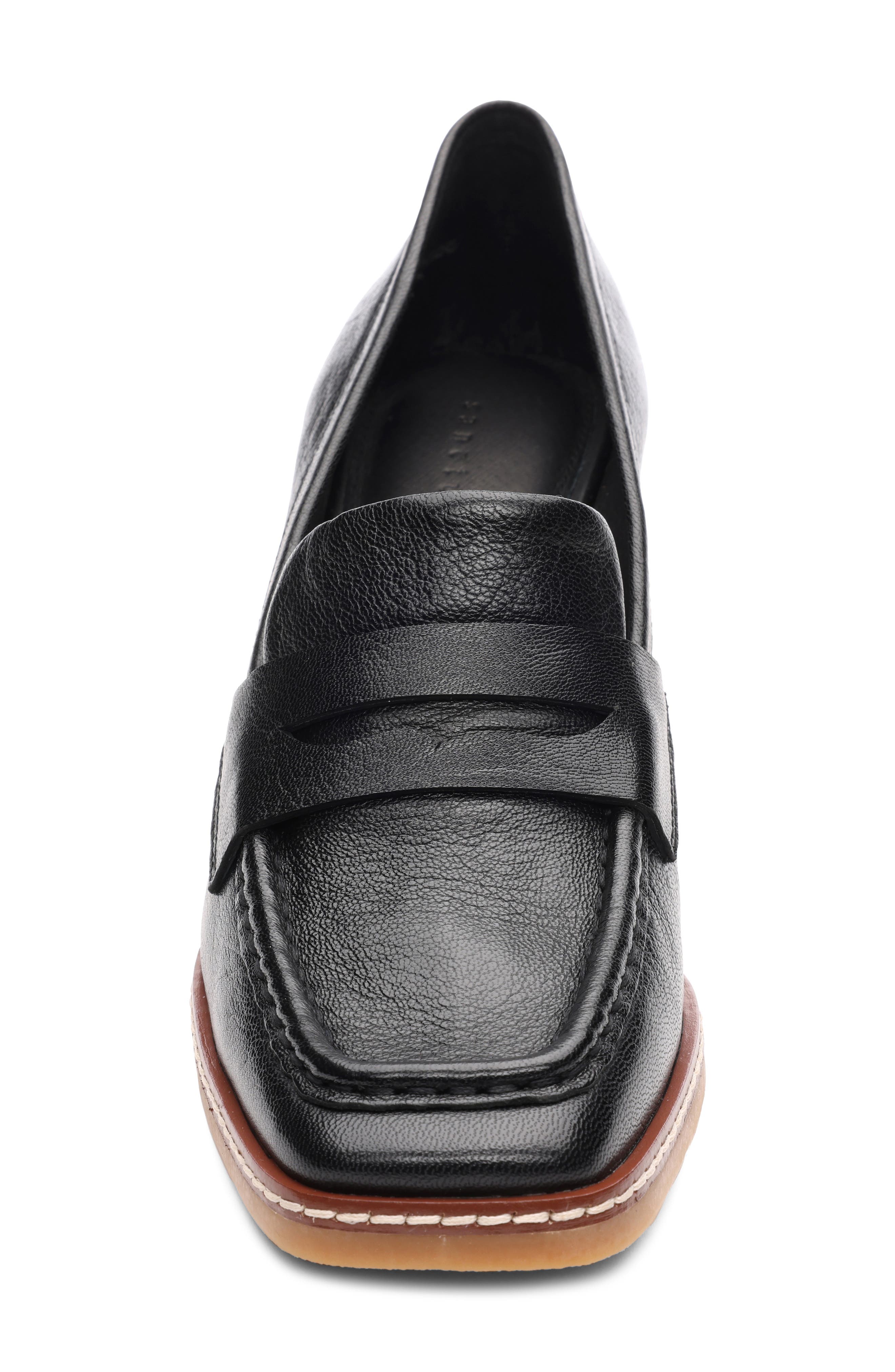 Sanctuary Cadence Wedge Loafer, Alternate, color, Black