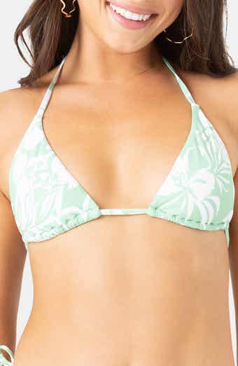 Roxy Oceanside Mini Tiki Triangle Bikini Top