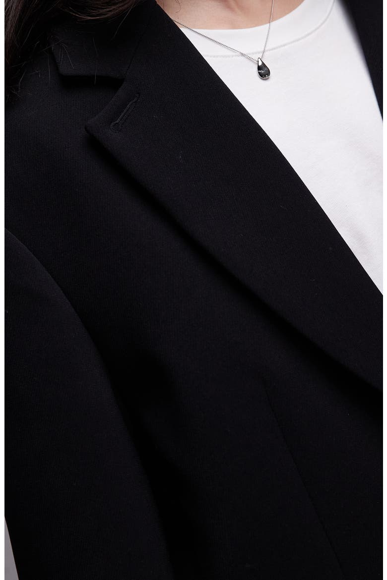 Oversize Grandad Blazer, Alternate, color, BLACK