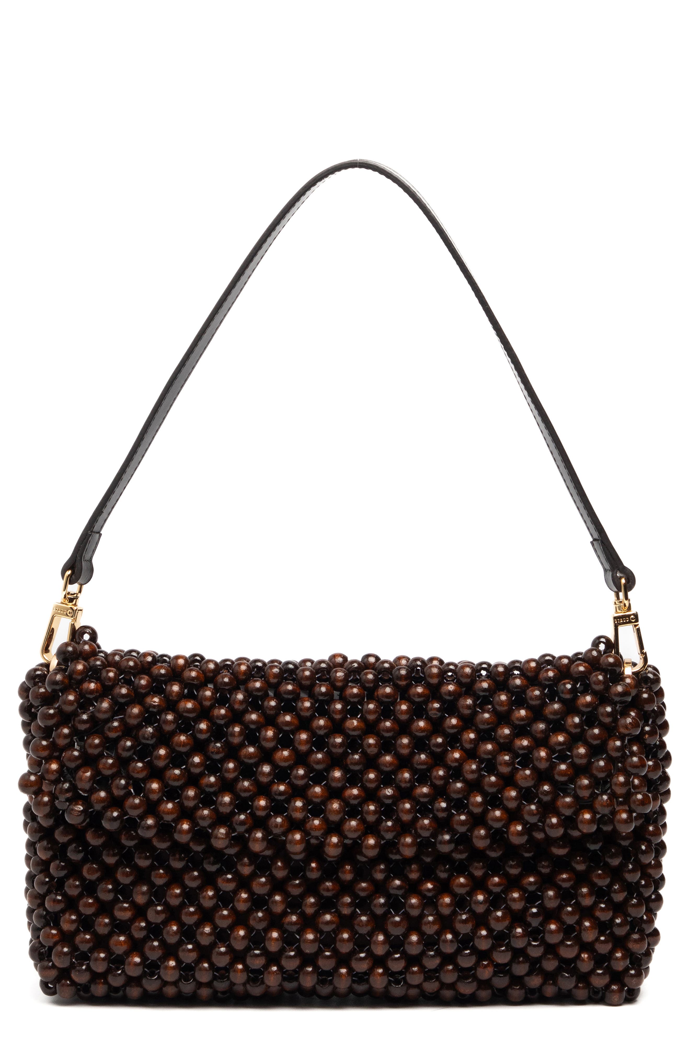 STAUD Timmy Beaded Shoulder Bag, Main, color, 