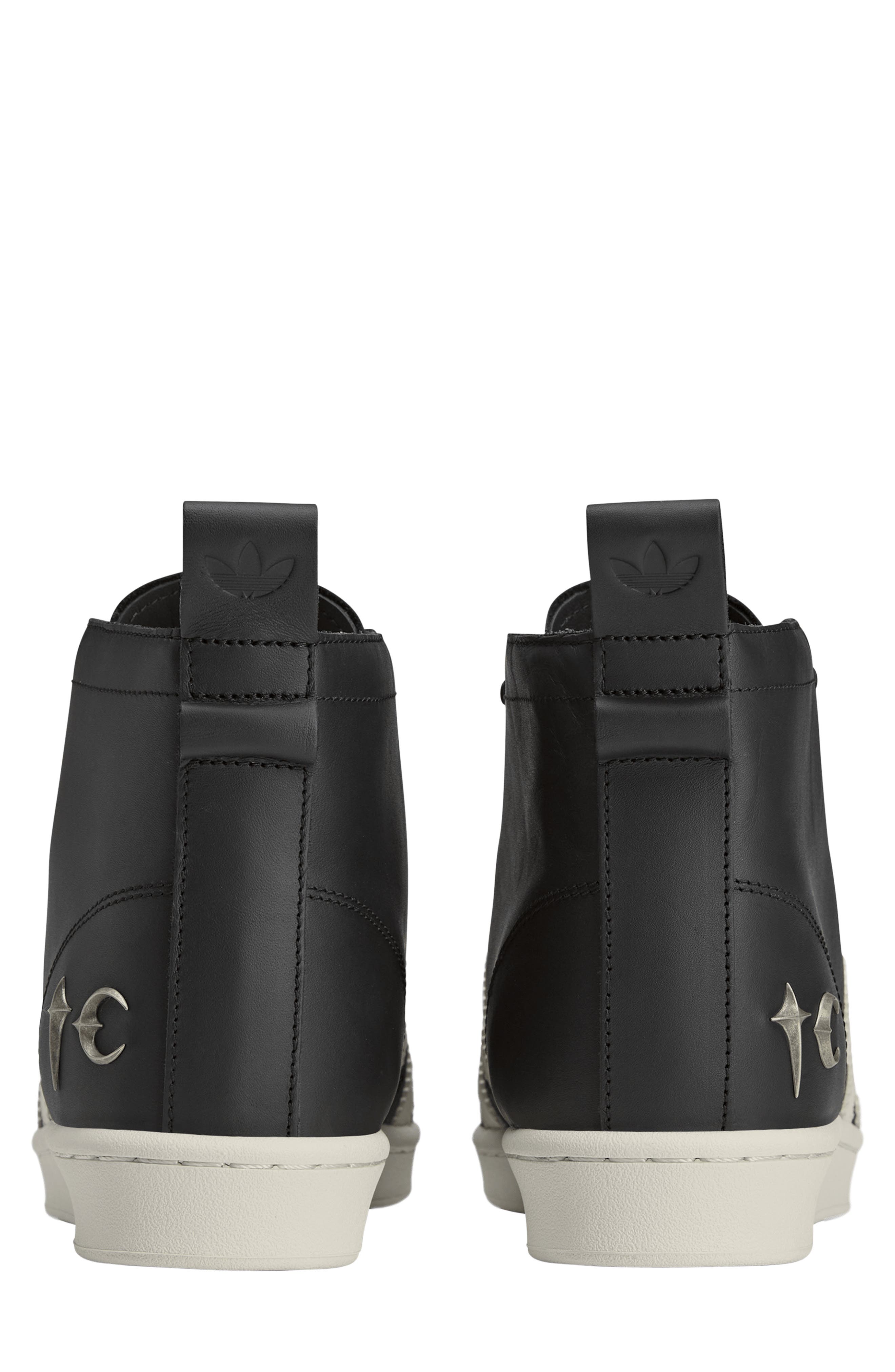 adidas x Thug Club Gender Inclusive Superstar Sneaker Boot, Alternate, color, Black/ Off White/ Black