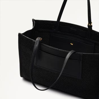 RADLEY バーリントン 大きなオープントップトート Radley The Burlington - Raffia Large Open Top Tote Bag