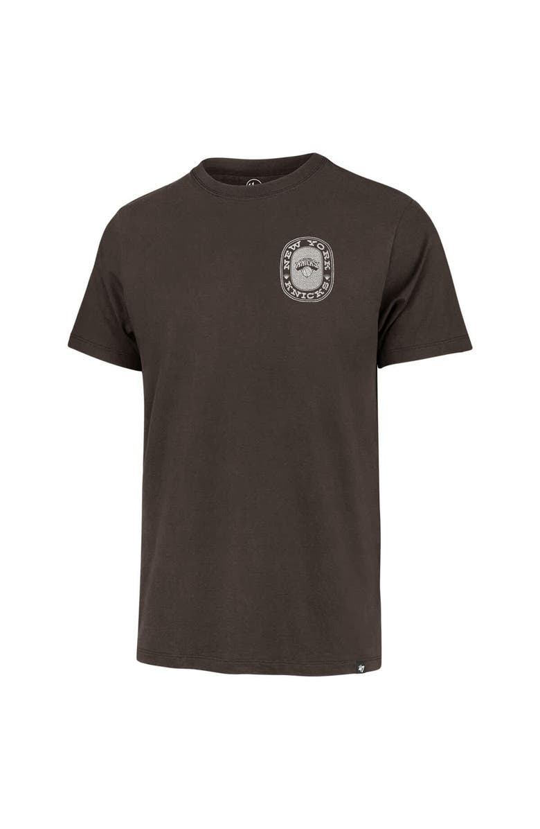 
47 Men
s 
47 Brown New York Knicks Back Canyon Franklin T-Shirt, Alternate, color, Brown