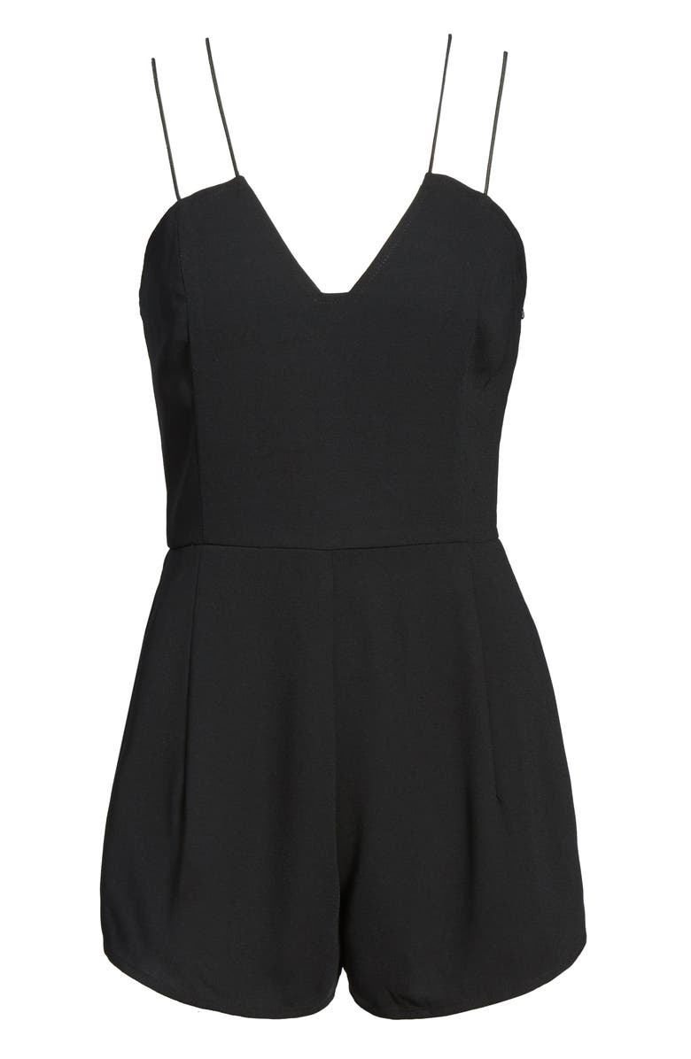 Leith Strappy Sweetheart Romper, Alternate, color,