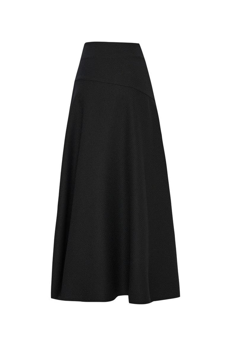 Amadea Pleated Skirt, Alternate, color, BLACK