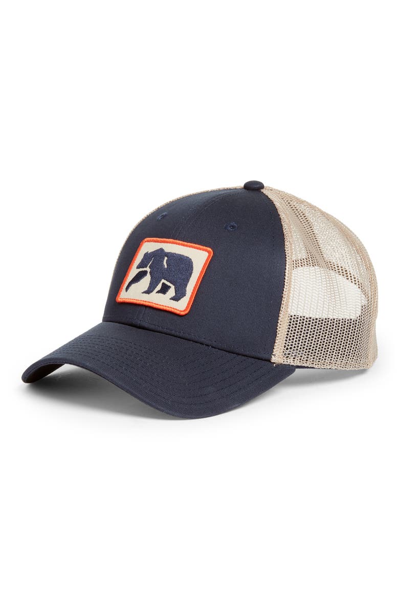 Dano Trucker Hat, Main, color, NAVY