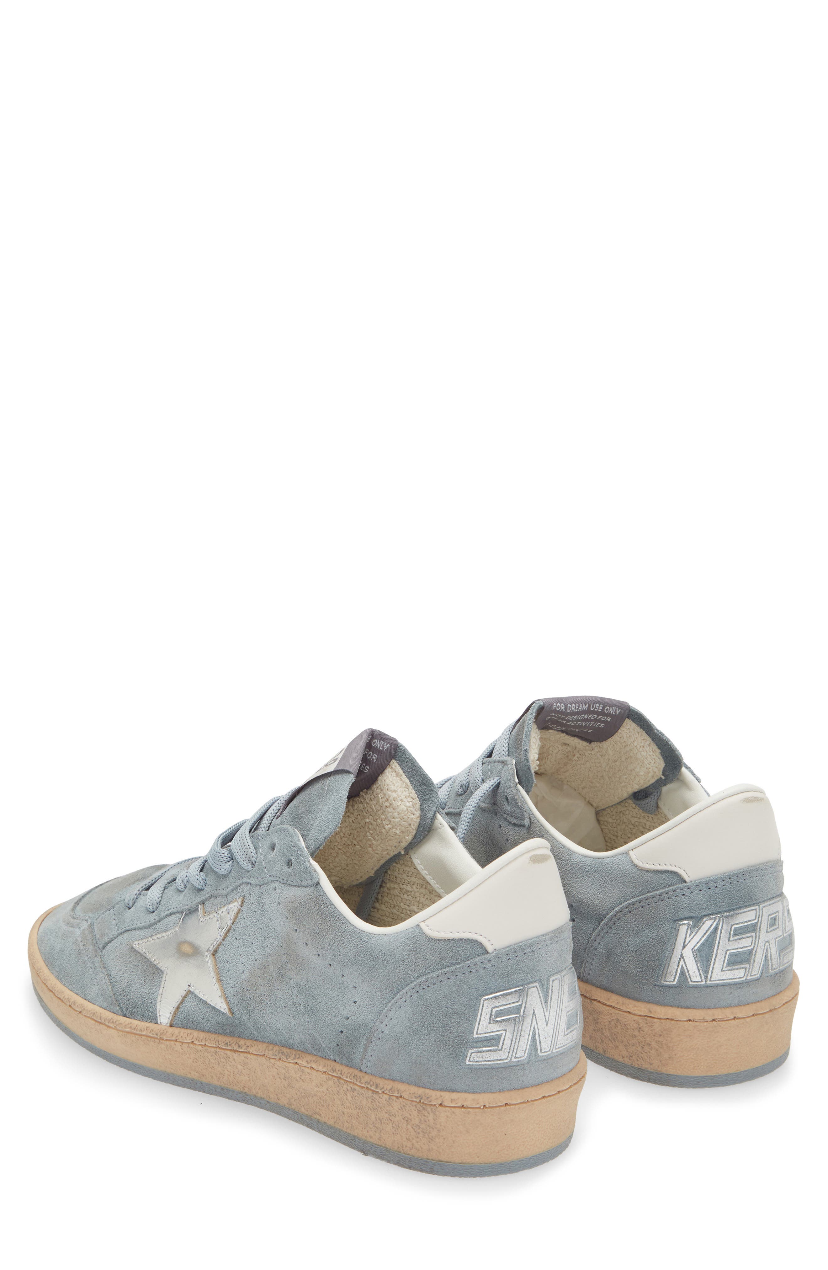 Golden Goose Ball Star Sneaker, Alternate, color, Blue/ Silver