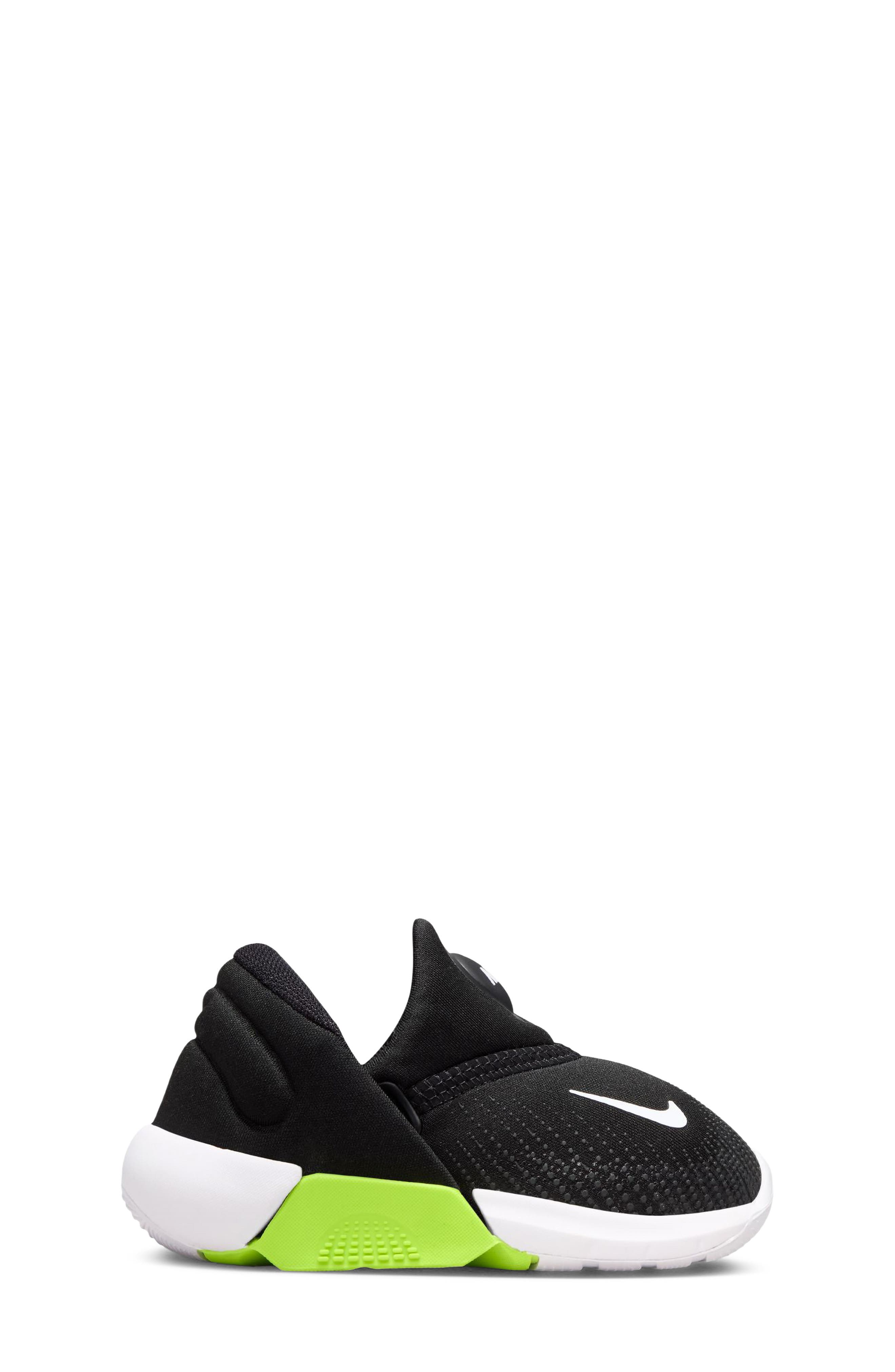 Kids' Swoosh Go Sneaker, Alternate, color, 001 BLACK/WHITE