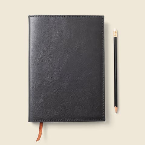Refillable A5 Leather Journal Cover