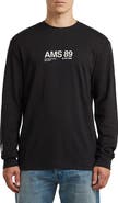 G-STAR AMS 89 Logo Graphic Long Sleeve T-Shirt