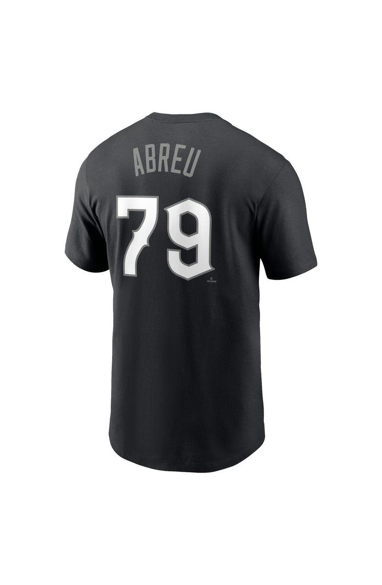 Nike Men's Nike Jose Abreu Black Chicago White Sox City Connect Name & Number T-Shirt, Alternate, color, 