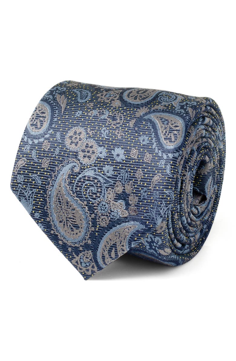 Cufflinks, Inc. Paisley Silk Tie, Alternate, color, Blue