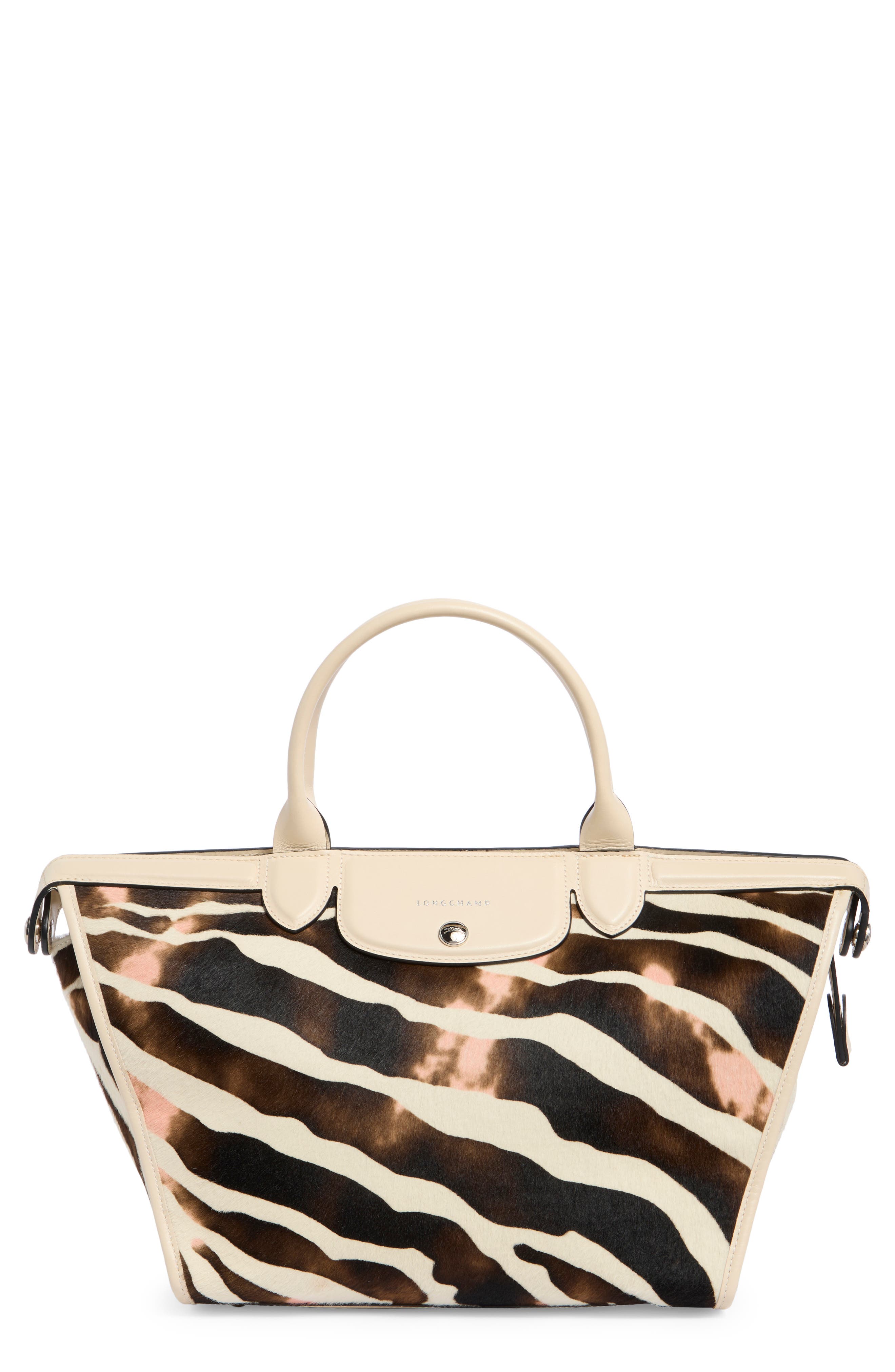 Longchamp Le Pliage Genuine Calf Hair Small Handbag