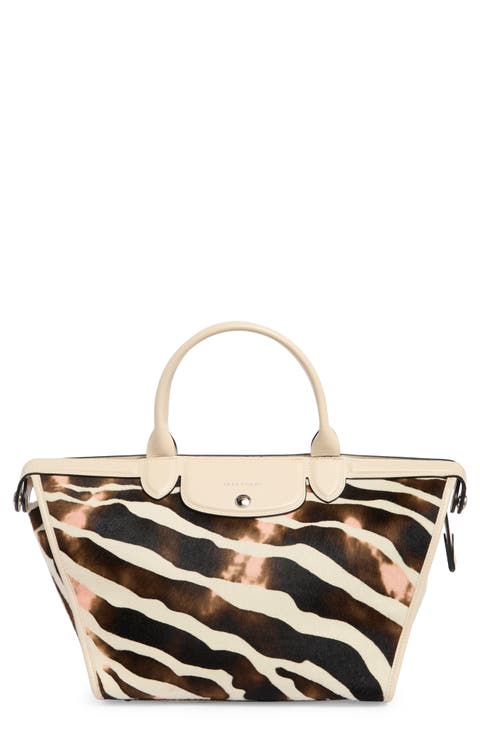 Le Pliage Genuine Calf Hair Small Handbag