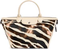 Longchamp Le Pliage Genuine Calf Hair Small Handbag