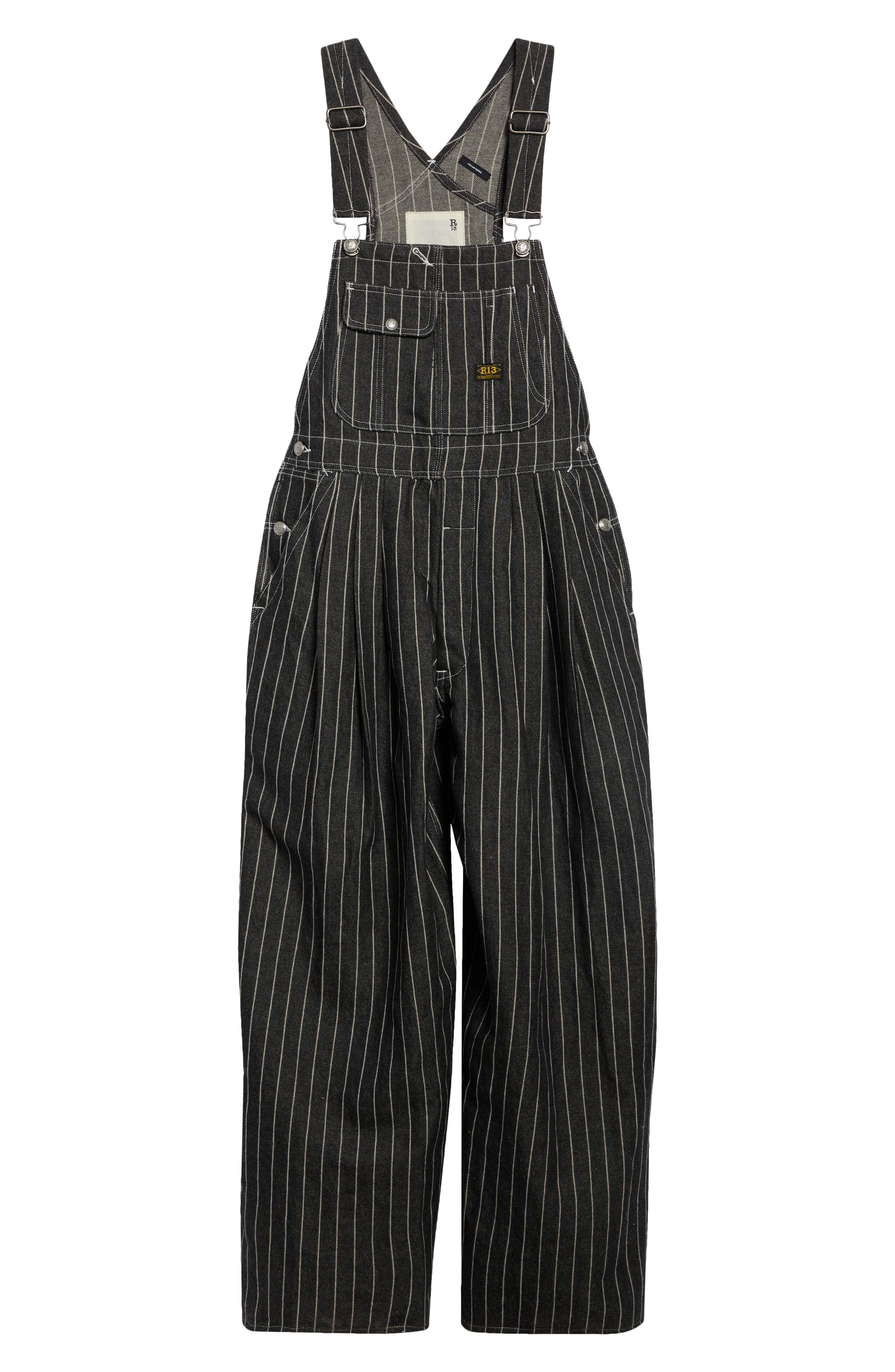 selected BLACK ECRU STRIPE