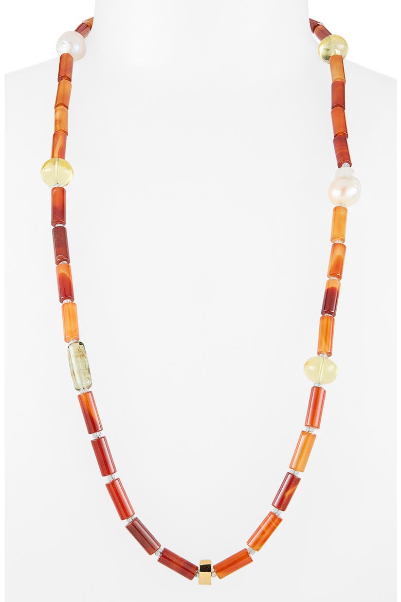 Circo Stone Fruit Necklace, Main, color, STONE FRUIT