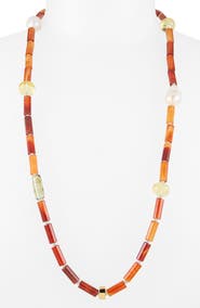 Lizzie Fortunato Circo Stone Fruit Necklace